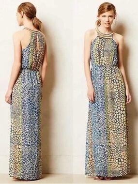 let me be sheer printed v-neck midi dress Anthropologie | Dresses | Anthropologie Let Me Be Sheer Printed Vneck Midi  Dress